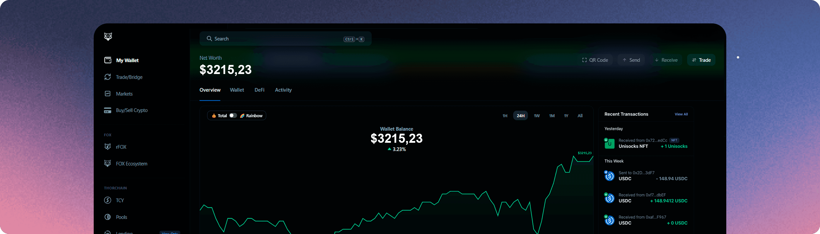 All-In-One ShapeShift DeFi wallet.